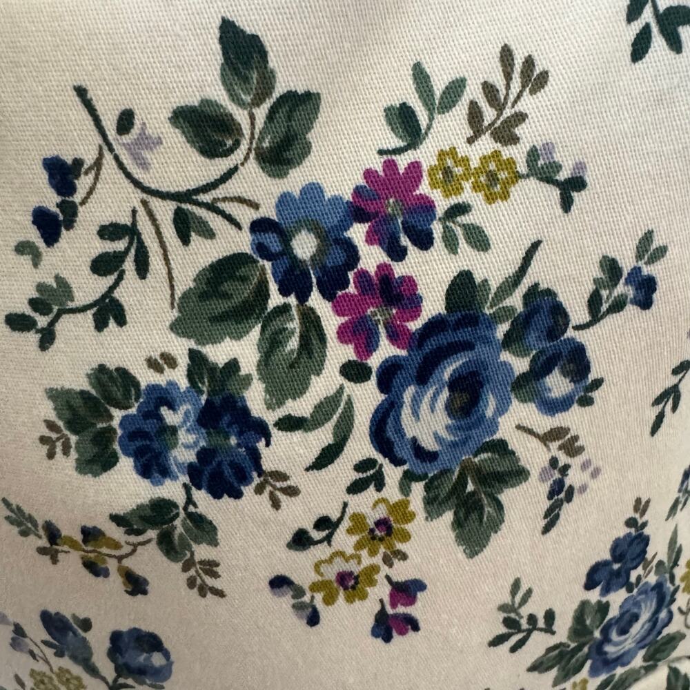Tuckernuck Cream Mini Dress with Blue Floral Pattern - Picture 6 of 8